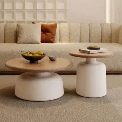 Minimalistischer Couchtisch aus Holz – Luxuriöses modernes Herzstück