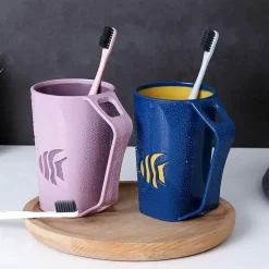 Minimalistischer Zahnbürstenhalter – Badezimmeraccessoire im nordischen Design