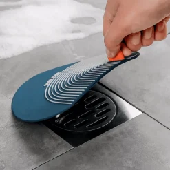 Minimalistisches Abfluss-Abdeckpad - Wasserstopper für Waschbecken und Wanne