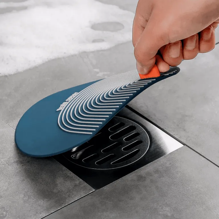 Minimalistisches Abfluss-Abdeckpad - Wasserstopper für Waschbecken und Wanne