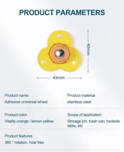 Mini-Möbeltransporter – 4 drehbare Räder