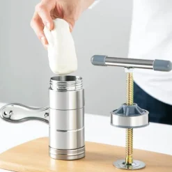 Mini-Nudelmaschine aus Edelstahl – Manuelle Nudelmaschine