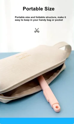 Mini-Papierschneider-Schere, faltbar, tragbar, sicheres Schneidewerkzeug