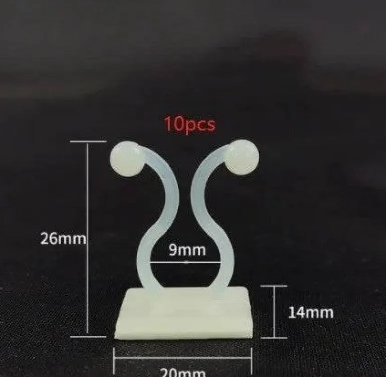 Mini-Pflanzen-Wandclips – selbstklebende Pflanzenhalter für den Innenbereich