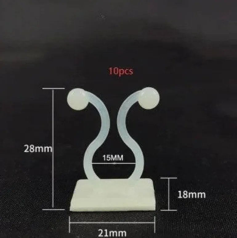Mini-Pflanzen-Wandclips – selbstklebende Pflanzenhalter für den Innenbereich