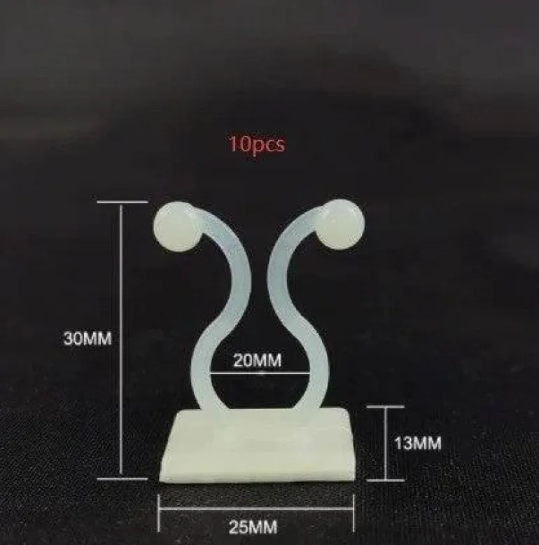 Mini-Pflanzen-Wandclips – selbstklebende Pflanzenhalter für den Innenbereich