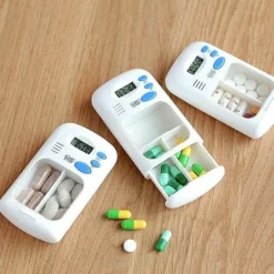 Mini-Pillen-Organizer-Timer – Medikamenten-Erinnerungsbox