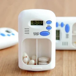 Mini-Pillen-Organizer-Timer – Medikamenten-Erinnerungsbox