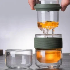 Mini-Reiseteekanne – Hitzebeständige Teekanne für die Tasche