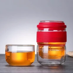 Mini-Reiseteekanne – Hitzebeständige Teekanne für die Tasche