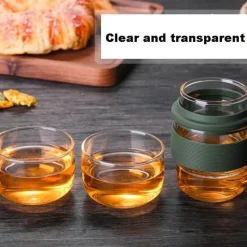 Mini-Reiseteekanne – Hitzebeständige Teekanne für die Tasche