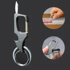 Mini-Schlüsselanhänger-Flaschenöffnermesser - Faltbares Werkzeug