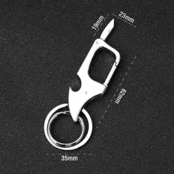 Mini-Schlüsselanhänger-Flaschenöffnermesser - Faltbares Werkzeug