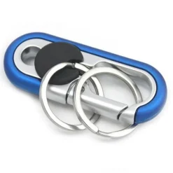 Mini-Schlüsselanhänger-Organizer aus Edelstahl – kompaktes Reisezubehör