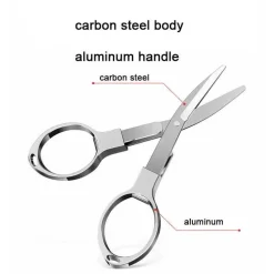 Mini-Schlüsselanhänger-Werkzeug aus rostfreiem Edelstahl – tragbares Scheren-Gadget