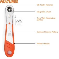 Mini-Sechskant-Ratschenschlüssel – Vielseitiges Handwerkzeug für enge Stellen