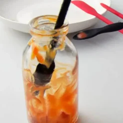 Mini-Silikonspatel-Set – Doppelseitiger Sahne- und Marmeladenschaber