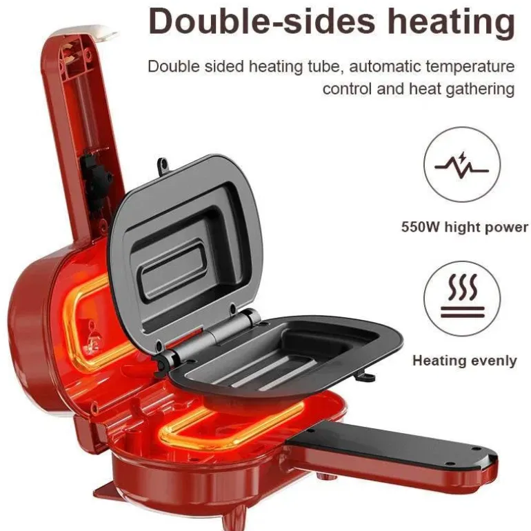 Mini-Toast-Press-Grill – Antihaft-Frühstückszubereiter