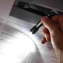 Mini-USB-aufladbare LED-Schlüsselanhänger-Taschenlampe - Kompaktes tragbares Licht