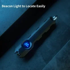 Mini-USB-aufladbare LED-Schlüsselanhänger-Taschenlampe - Kompaktes tragbares Licht