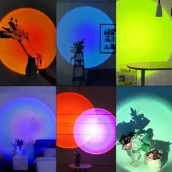 Mini-USB-Sonnenuntergangslampe – Entspannender Nachtlichtprojektor