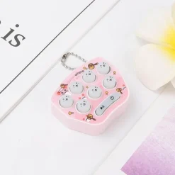 Mini-Whac-a-Mole-Schlüsselanhänger-Spielzeug – lustiges Taschenspiel