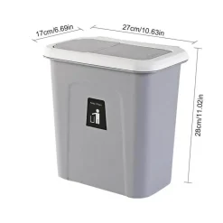 Mülleimer mit Push-Top – leicht zu öffnender Abfalleimer