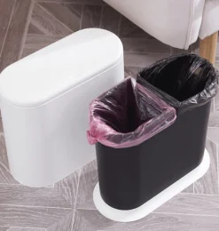 Mülleimer mit zwei Fächern – Lösung zur Mülltrennung