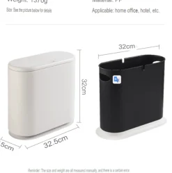 Mülleimer mit zwei Fächern – Lösung zur Mülltrennung