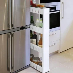 Mobiles Lagerregal mit Rädern – Kompakter Roll-Organizer