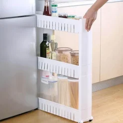 Mobiles Lagerregal mit Rädern – Kompakter Roll-Organizer