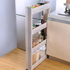 Mobiles Lagerregal mit Rädern – Kompakter Roll-Organizer