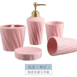 Modern Bath Accessory Set - Menella Collection