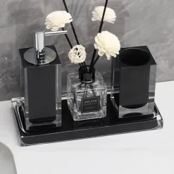 Modern Bathroom Accessories Set - Elegant Home Decor