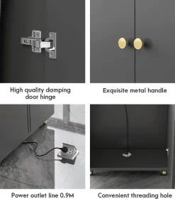 Modern Coffee Table - Double-Sided with Smart Storage