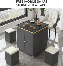 Modern Coffee Table - Double-Sided with Smart Storage