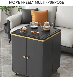 Modern Coffee Table - Double-Sided with Smart Storage