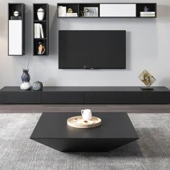 Modern Coffee Table - Elegant Pyramid Design