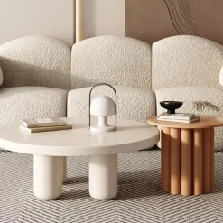 Modern Curved Sofa - Léonie Upholstered Furniture for Stylish Living Rooms