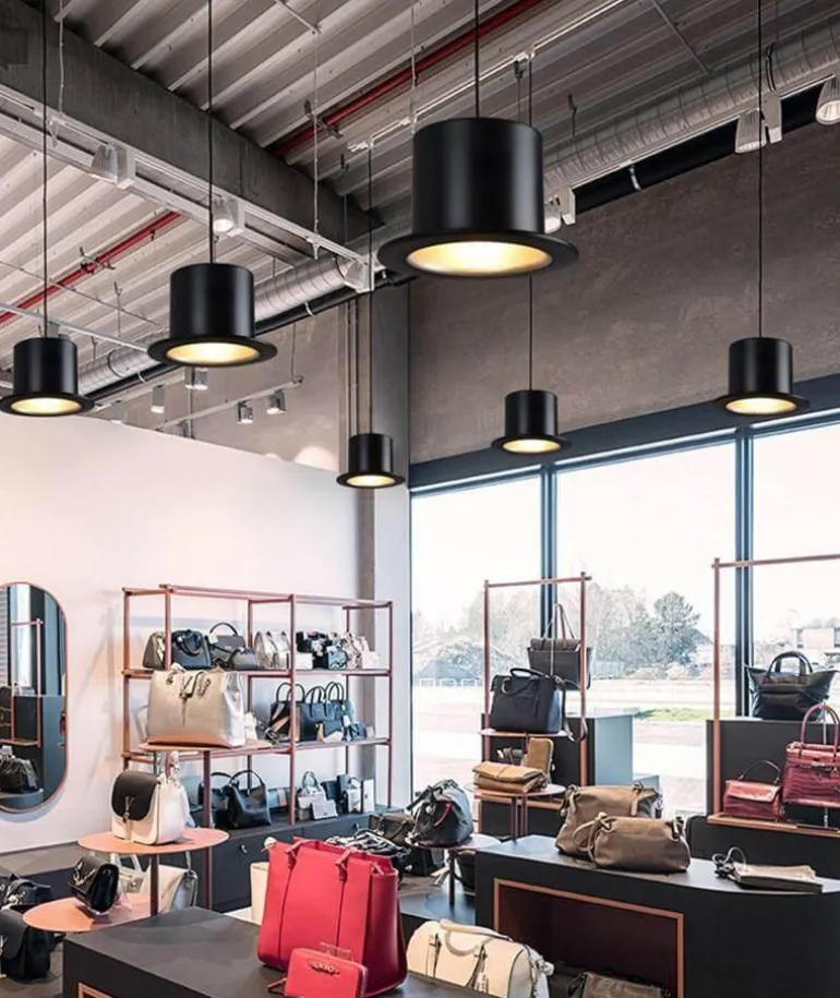 Modern Gentleman Hat Pendant Light - Unique Ceiling Fixture