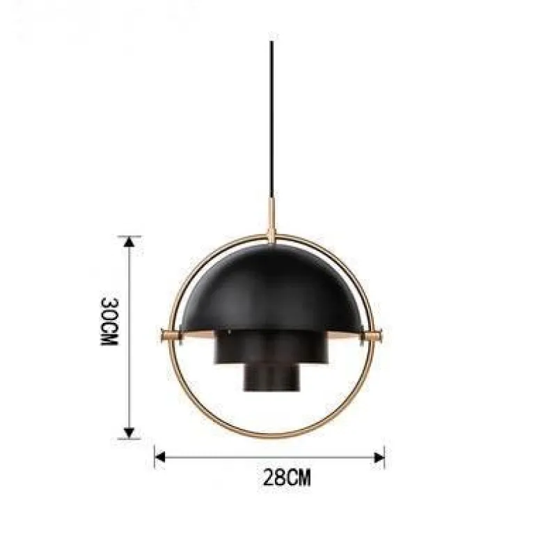 Modern Iron Ball Chandelier - Nordic Lighting Fixture