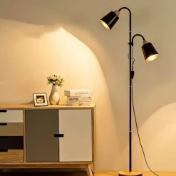 Modern LED Floor Lamp - TwinRay Reading Light