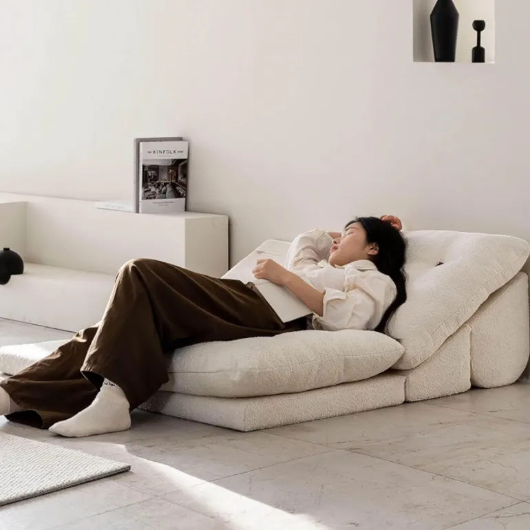 Modern Low Lounger Sofa - Relaxed Seating