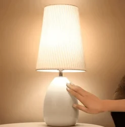 Modern Monochrome Table Lamp - Black and White Lighting