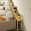 Modern Narrow Sofa Table - Space-Saving Contemporary Design