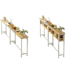 Modern Narrow Sofa Table - Space-Saving Contemporary Design