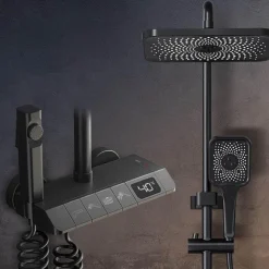 Modern Rainfall Shower Set - Elegant Showerhead with Luxury Design