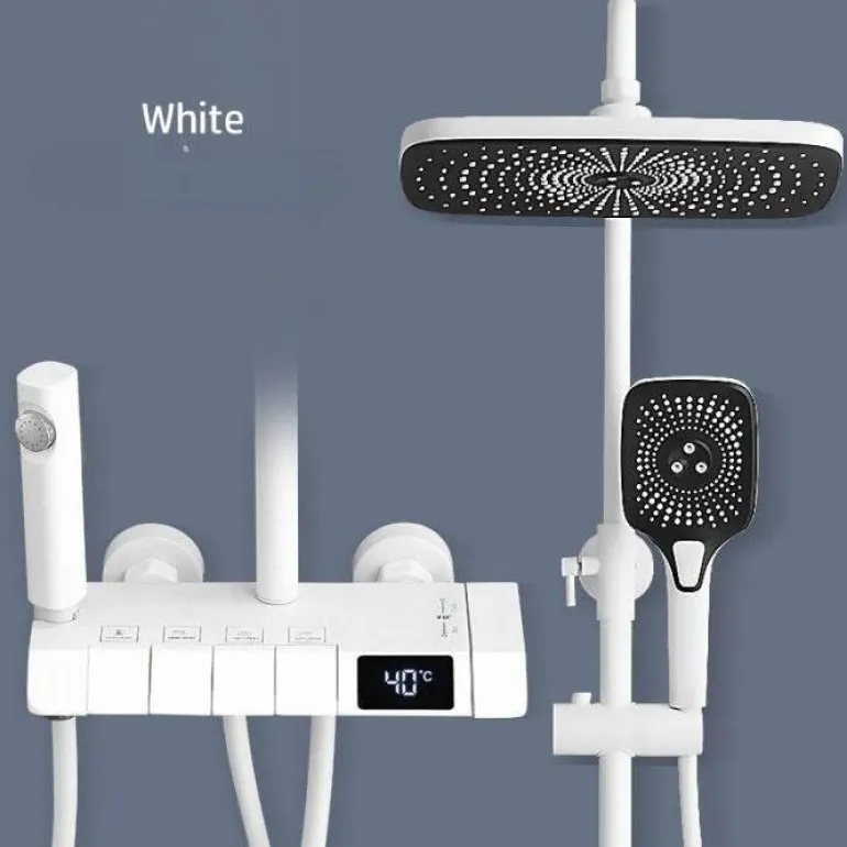 Modern Rainfall Shower Set - Elegant Showerhead with Luxury Design