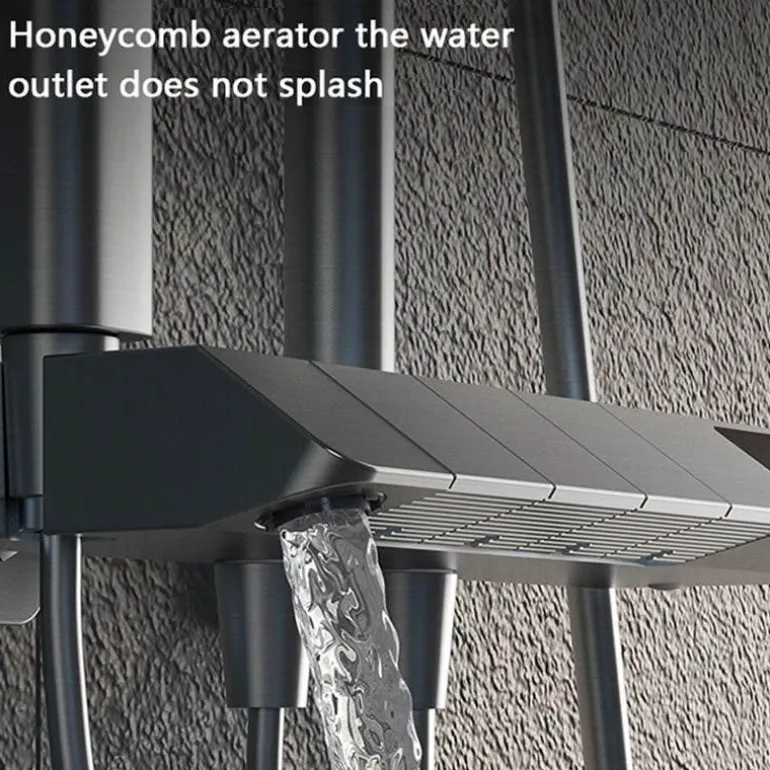 Modern Rainfall Shower Set - Elegant Showerhead with Luxury Design