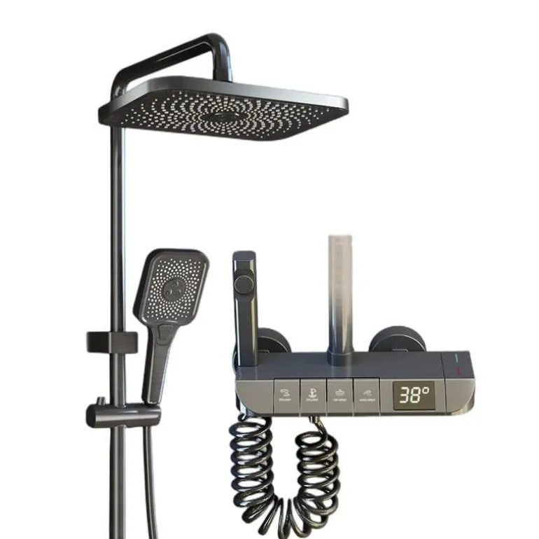 Modern Rainfall Shower Set - Elegant Showerhead with Luxury Design